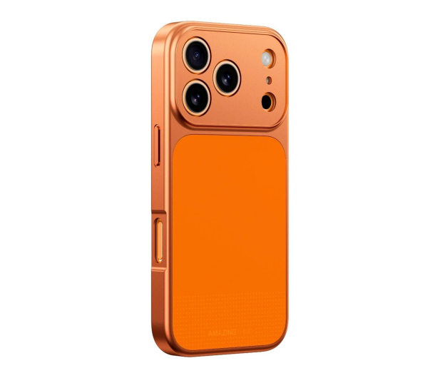 AmazingThing Minimal Mag Full Cover Case na iPhone 17 Pro - pomarańczowe - 1527009 - zdjęcie 2